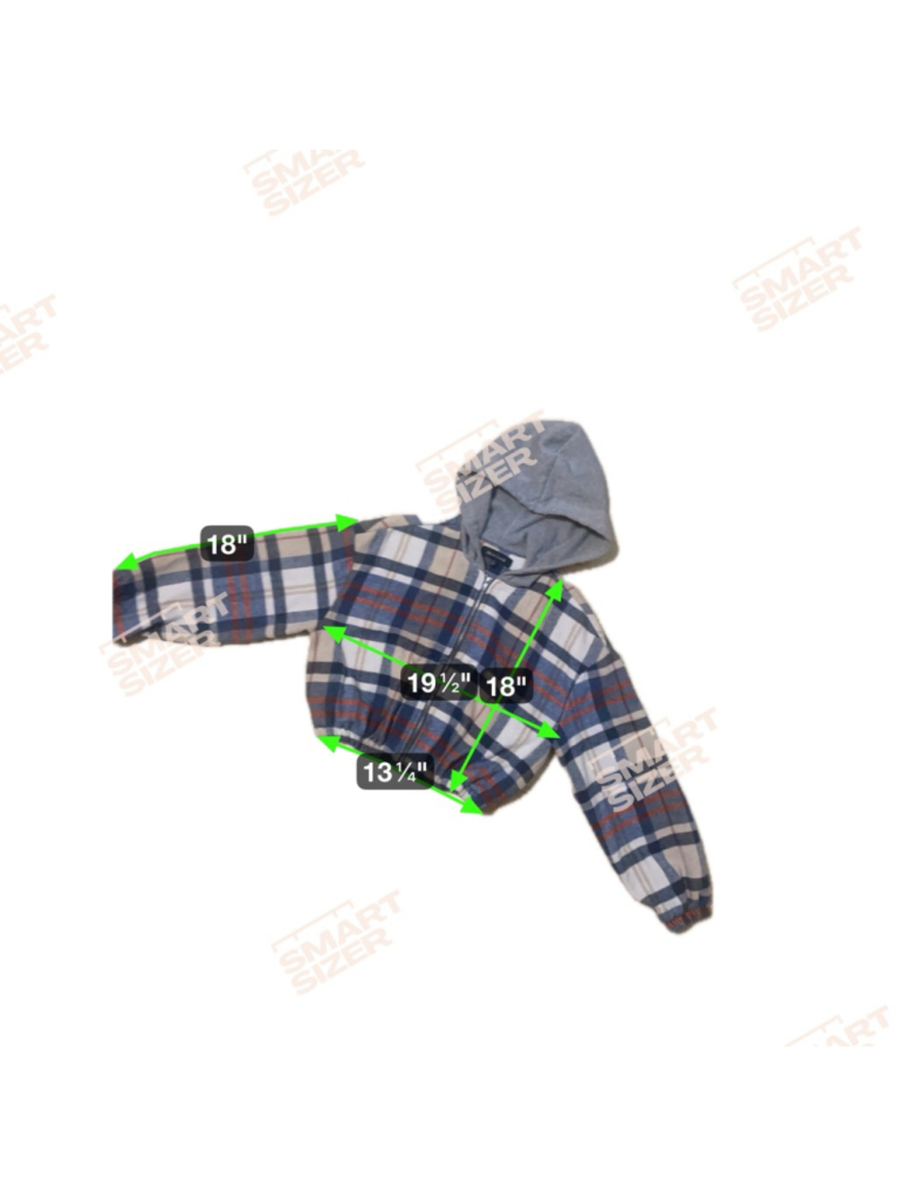 Women’s New look plaid cropped jacket Large Retro Y2K